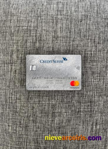 Switzerland Credit Suisse bank mastercard photolook